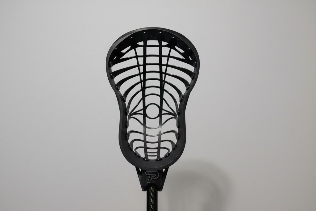 Black carbon fiber lacrosse stick
